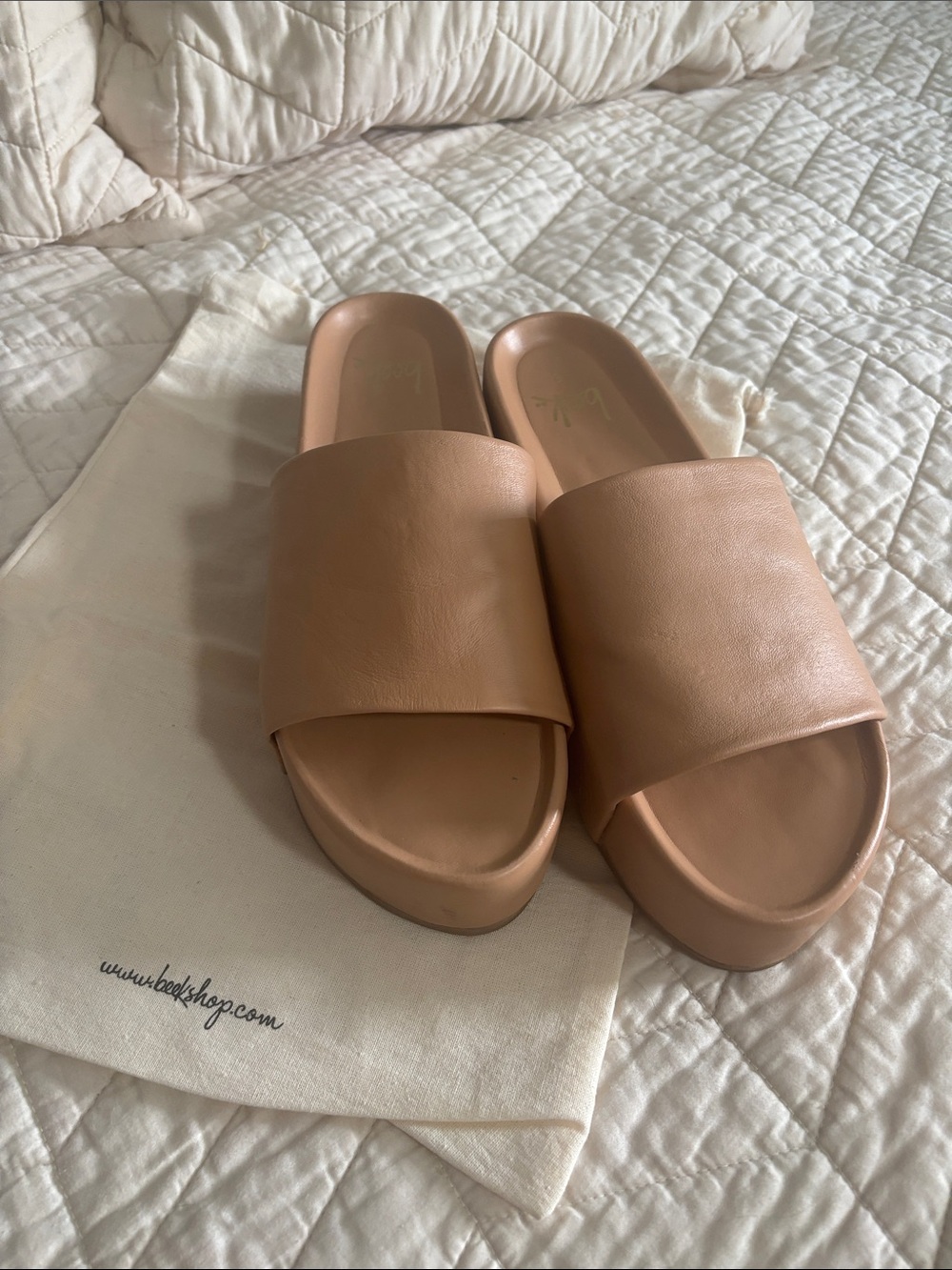 Beek Platform Slide Sandals for Women - Size 9